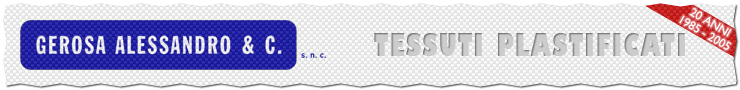 Gerosa Alessandro & C. snc - Tessuti plastificati